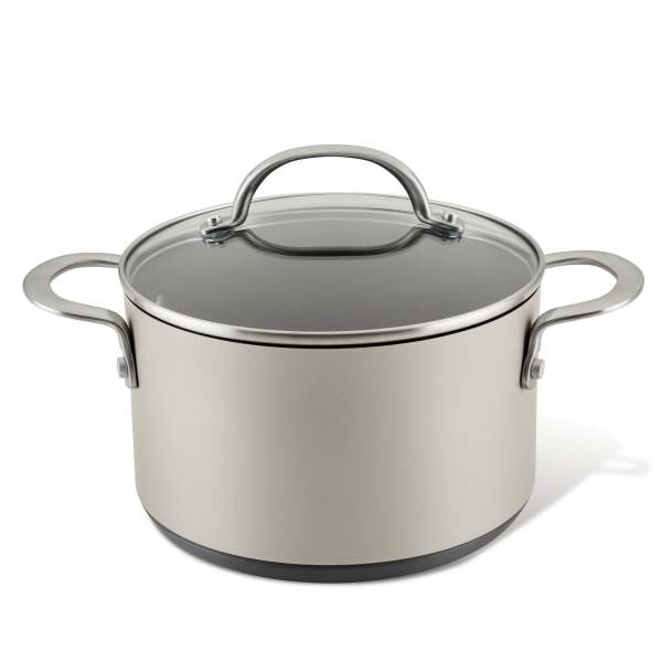 Circulon Hard-Anodized Nonstick 3 qt. Covered Saucepot with