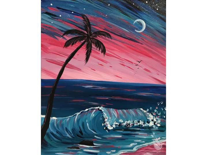 Paint and Sip - Sunsets on the Shores - Houston | Classpop!