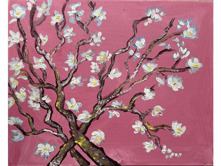 Almond Blossoms a la Van Gogh