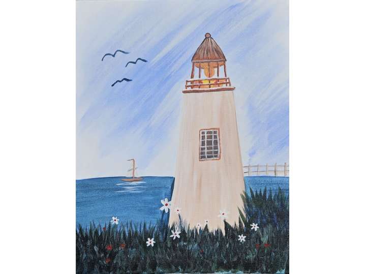 Summer Lighthouse – paint and sip experience