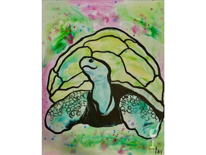 Paint and Sip - Groovy Tye-Dye Turtle - Houston | Classpop!