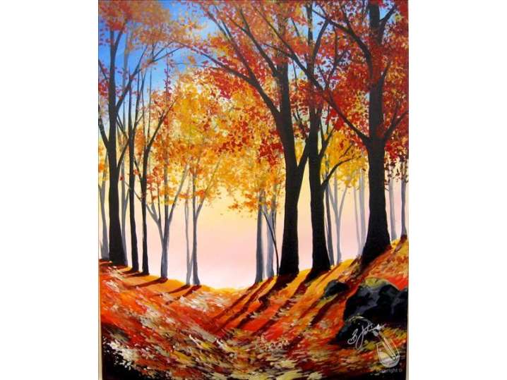 Path Through an Autumn Forest