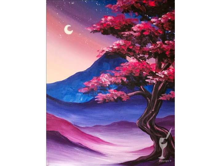 Paint and Sip - Misty Mountain (BOGO Drinks!) - Colorado Springs ...