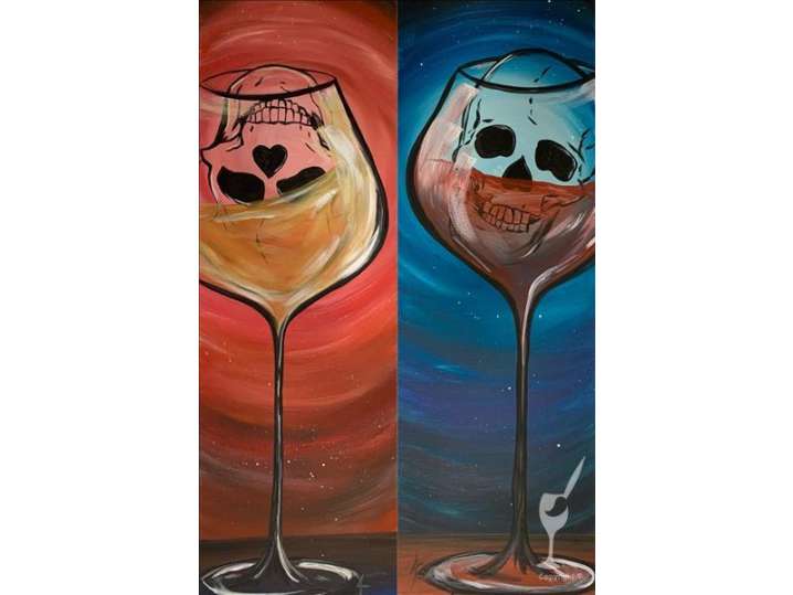 Paint and Sip Pick Your Poison Houston Classpop!