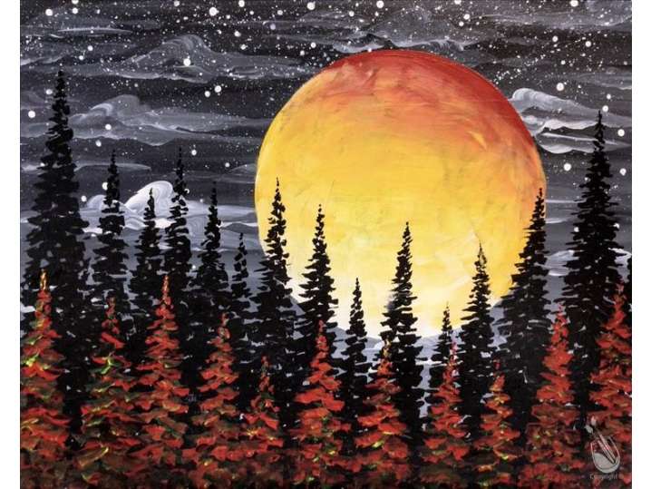 Paint and Sip - Harvest Moon Woodland - Houston | Classpop!