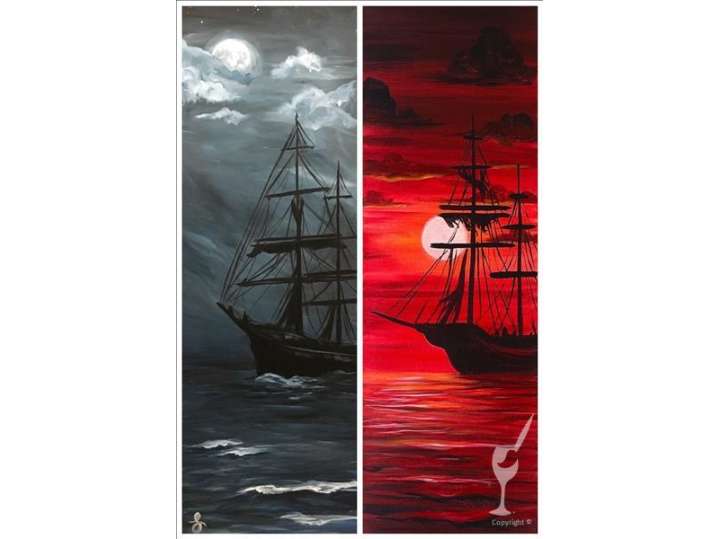 Paint and Sip - Sailing the Seas - Houston | Classpop!