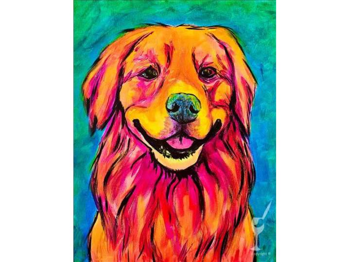 Paint and Sip - Paint Your Pet - Blacklight - Custom Art - Houston ...