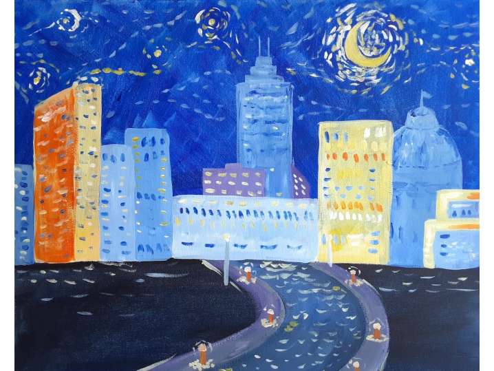 Starry Night Indianapolis – Paint and Sip in Castleton