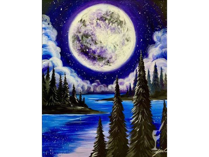 Moonlight in the Forest