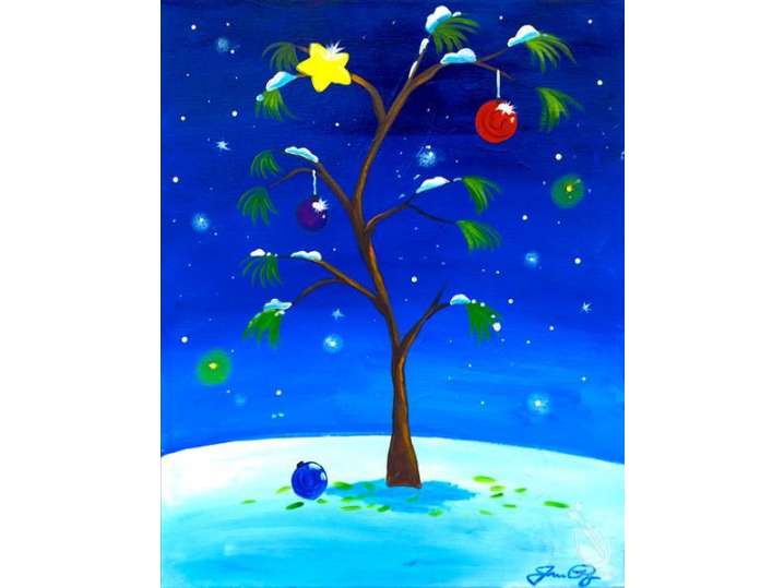 Sweet Snowy Tree