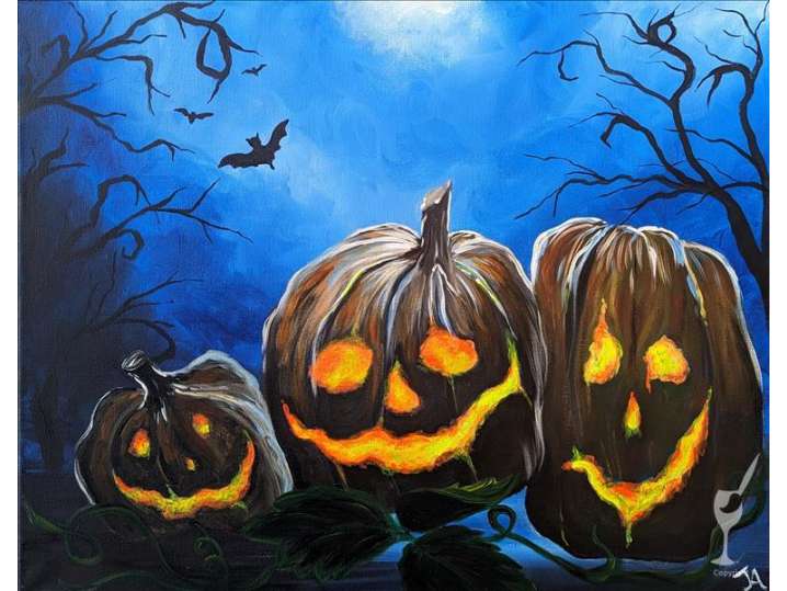 Jack-O-Lantern Trio