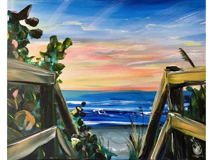 Paint and Sip - Walk to Paradise - Houston | Classpop!