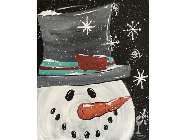 Kids' Snowman Portrait