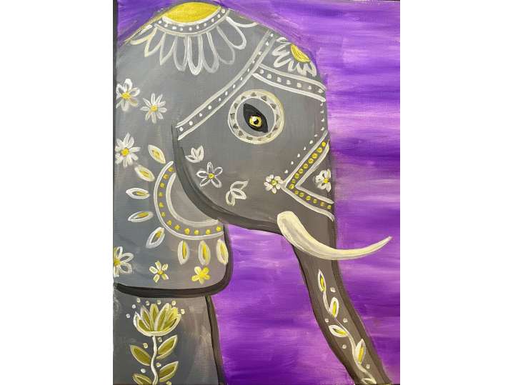 Floral Elephant