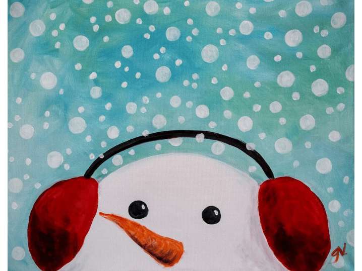 Sneaky Snowman - Kids Paint Party