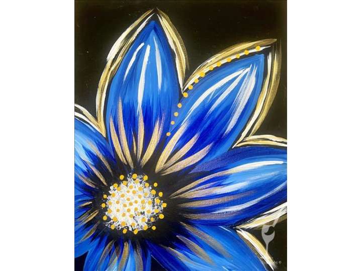 Bright Blue Bloom