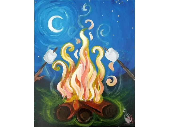 Sweet Campfire Scene
