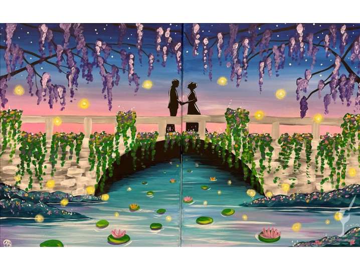 Paint and Sip - Romance on the Bridge - Date Night - San Antonio ...