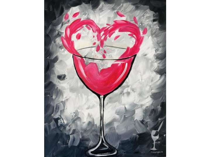 Paint and Sip - Glass of Love - Houston | Classpop!