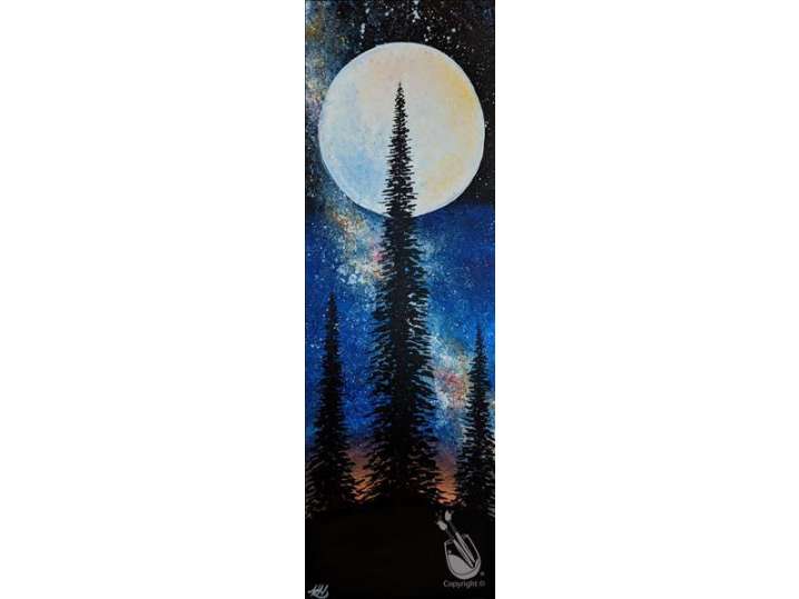 Paint and Sip - The Night Sky Meets the Forest - Denver | Classpop!