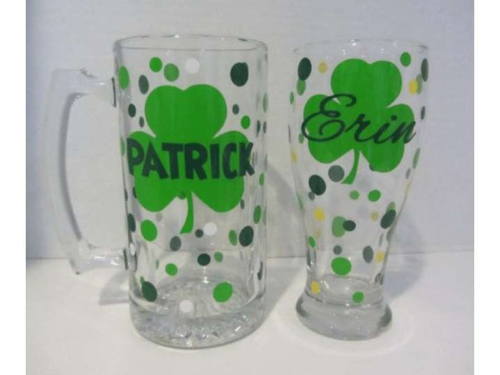 Stylish Shamrock Mugs