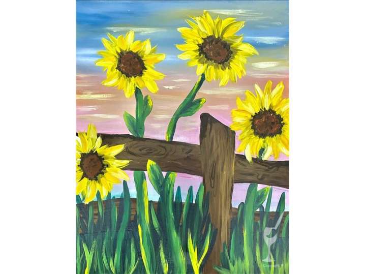 Paint and Sip - Grow Like a Sunflower - Houston | Classpop!
