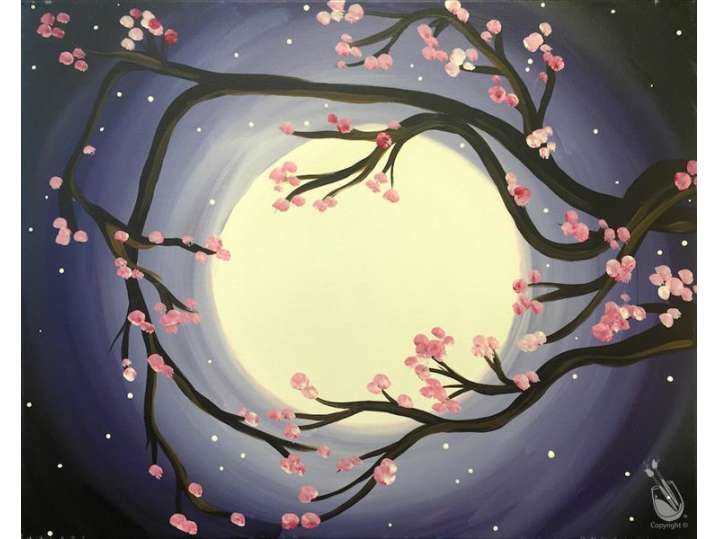 Paint and Sip - Central Moonlight - San Antonio | Classpop!