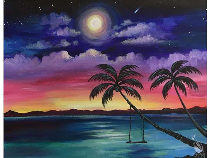 Paint and Sip - Sunset Gazing on a Swing - Houston | Classpop!
