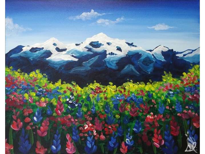 Flowers Under the Mountains