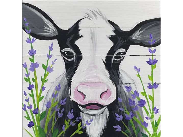 Floral Cow