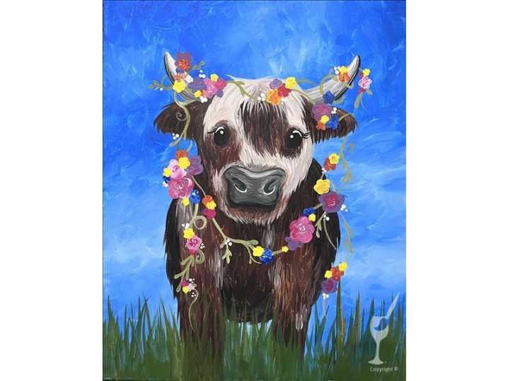 A Festive Friendly Cow