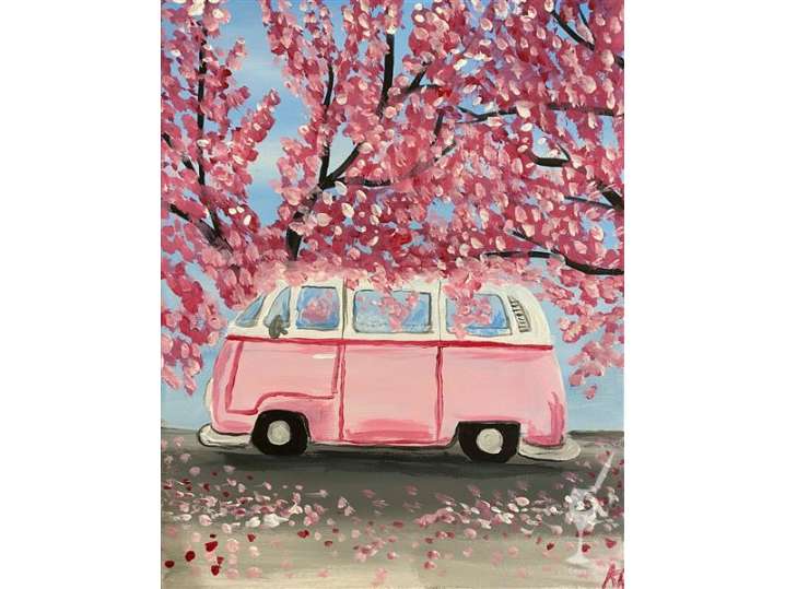 Paint and Sip - Pretty in Pink Van - Denver | Classpop!