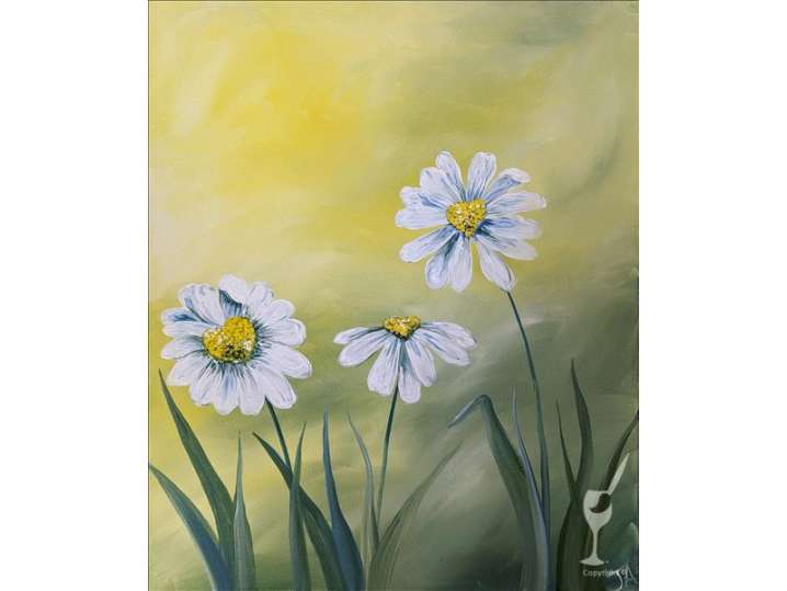 Daisies in the Mist