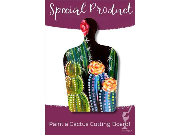 Cutting Board of Cacti
