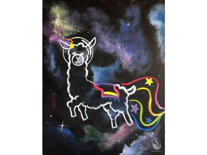 Paint and Sip - Orion’s Llama - Family Fun Kids Camp - Pasadena | Classpop!
