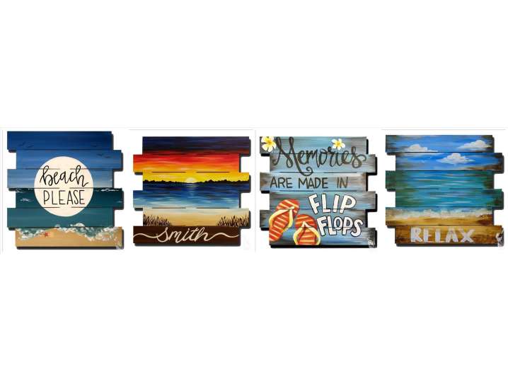 Paint and Sip - Gone to the Beach - Pasadena | Classpop!