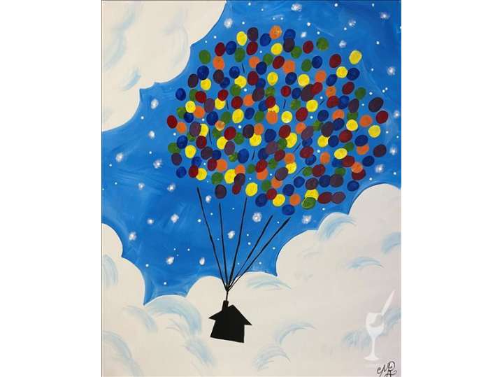 Paint and Sip - Flying Through the Sky - Family Fun Kids Camp ...