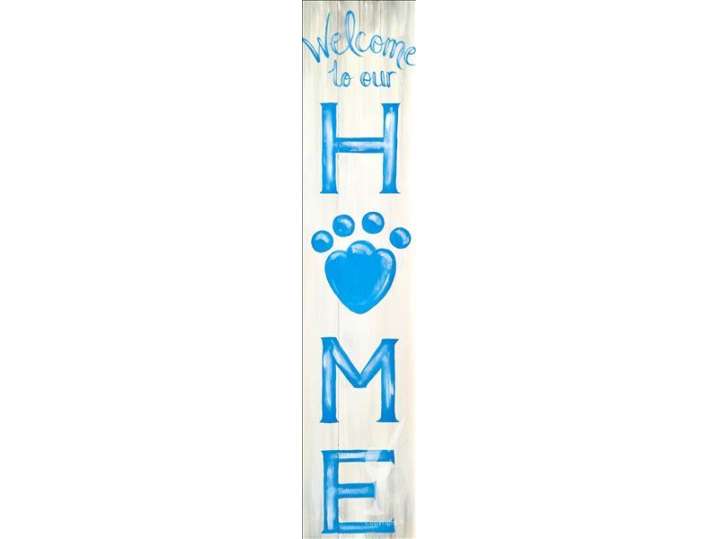 Pets Welcome Porch Sign - Pasadena