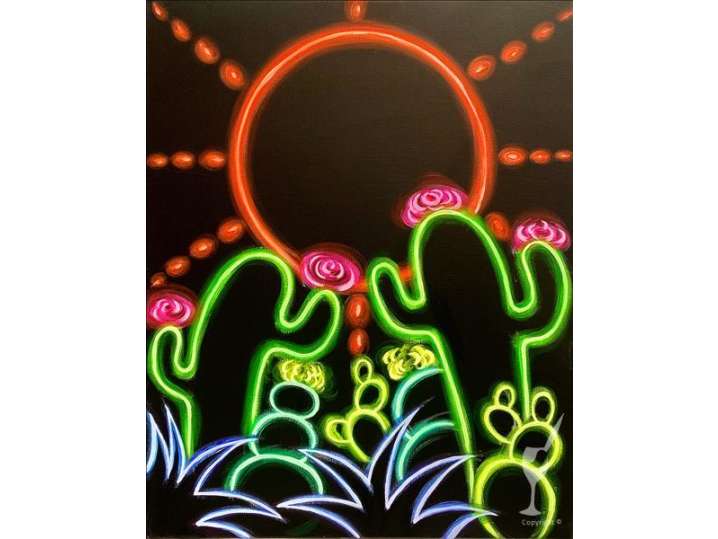 Neon Cactus Lights