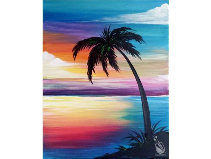 Paint and Sip - Blended Paradise - Pasadena | Classpop!