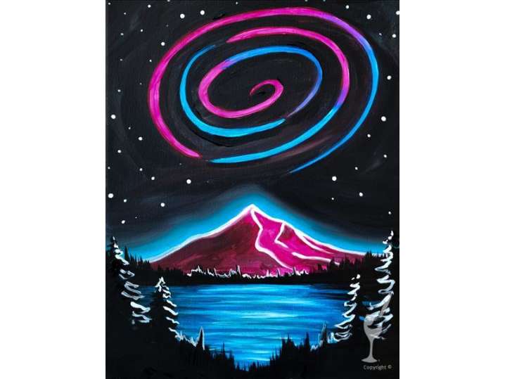Paint and Sip - A Neon Mountain View - Houston | Classpop!