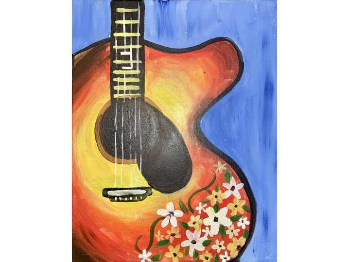 Floral Guitar