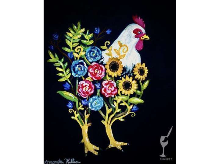 Floral Hen - Pearland