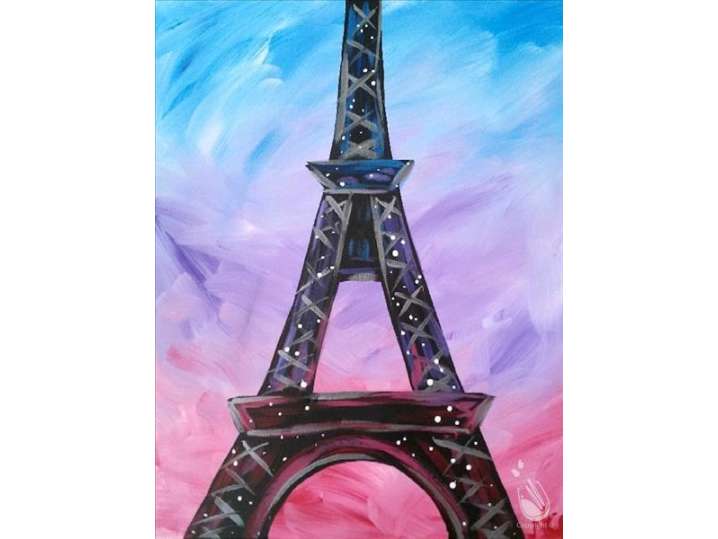Paint and Sip - Eiffel Tower - Austin | Classpop!