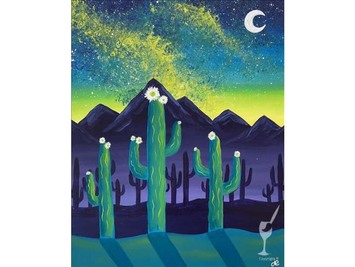 Paint and Sip - Desert Galaxy - Houston | Classpop!