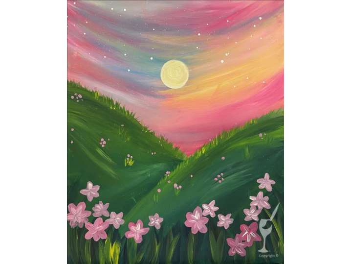 Paint and Sip - Pastel Sunrise - Family Fun - Houston | Classpop!