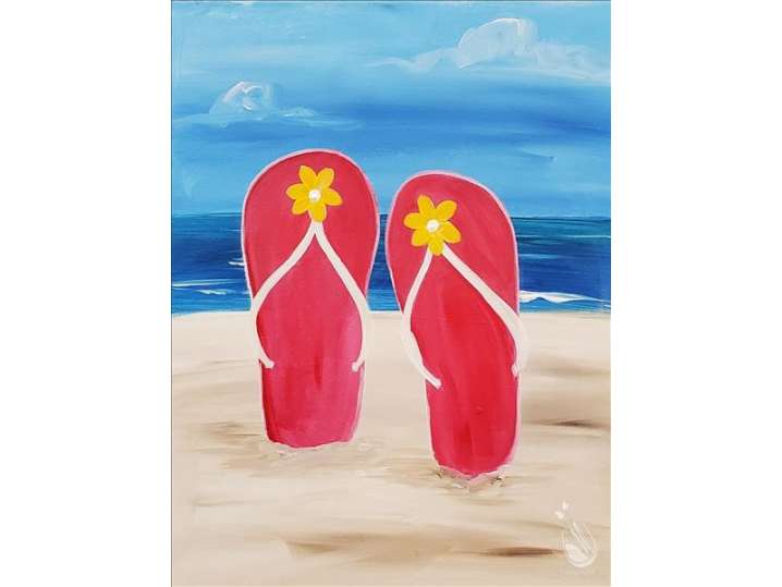 Paint and Sip - Toes in the Sand - Family Fun - Houston | Classpop!