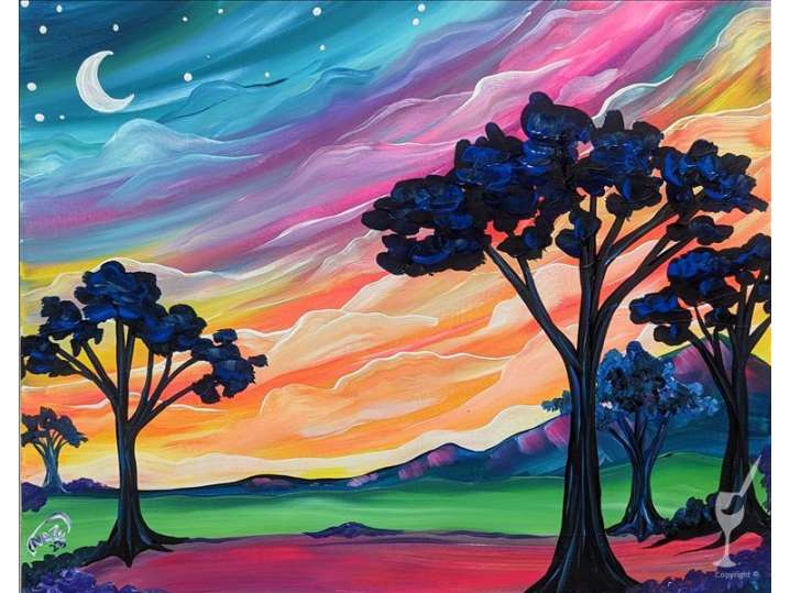 Paint and Sip - Dreamy Forest - Houston | Classpop!