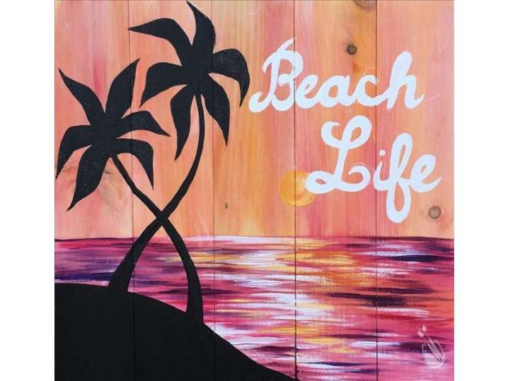 Paint and Sip - Beachside Love - Pasadena | Classpop!