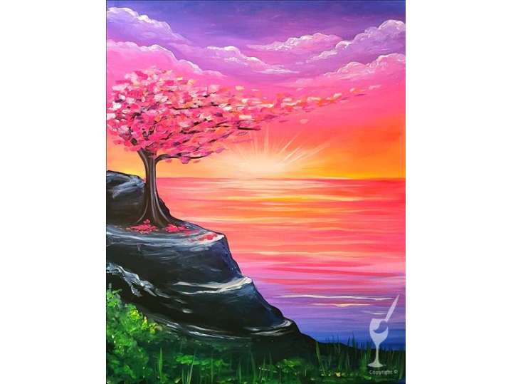 Paint and Sip - Breathtaking Sunrise - Houston | Classpop!